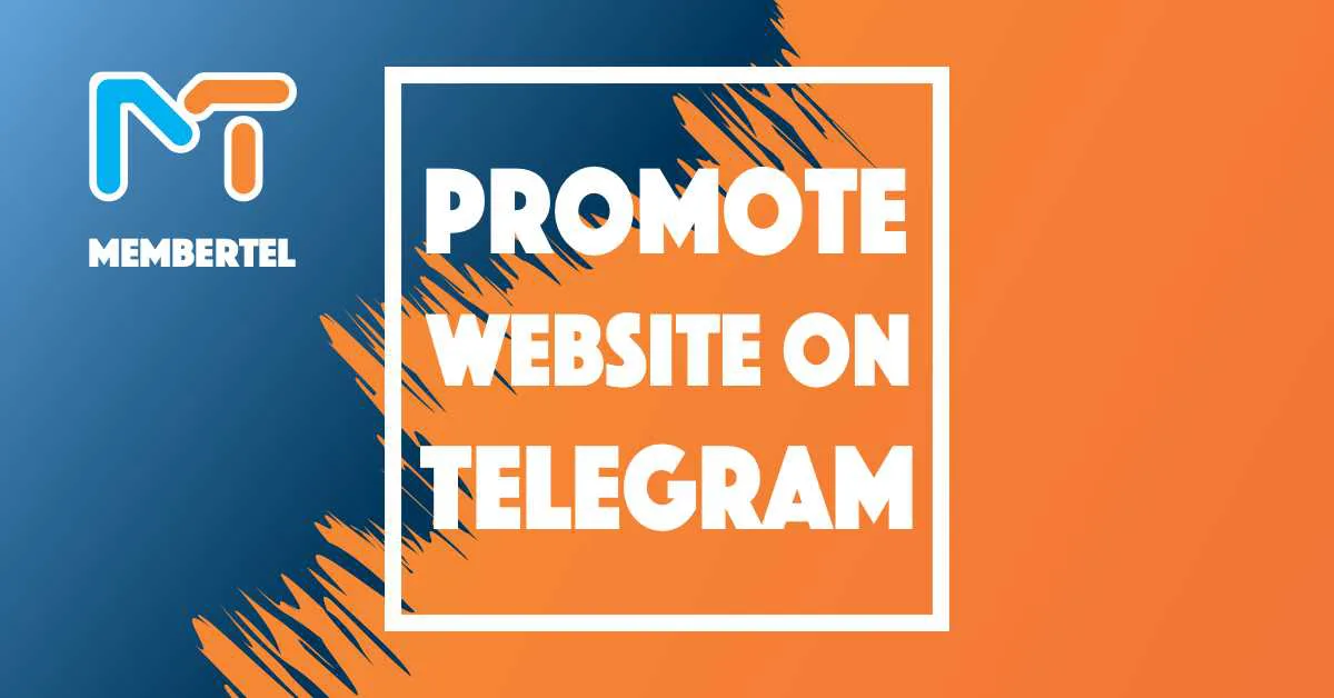 how to promote your website on telegram
