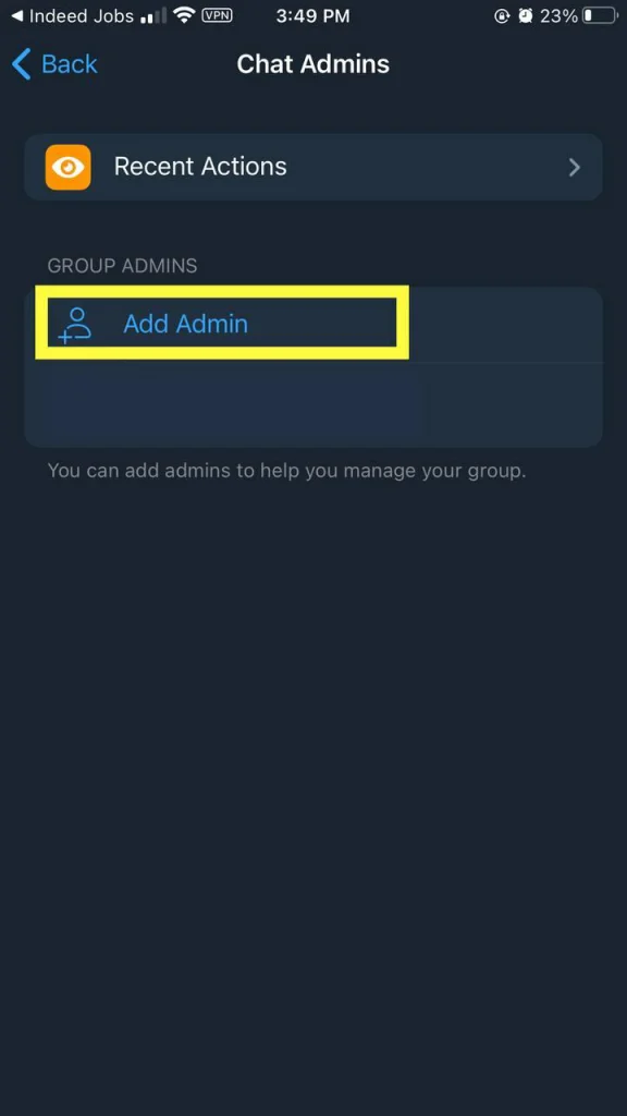 add bot to group