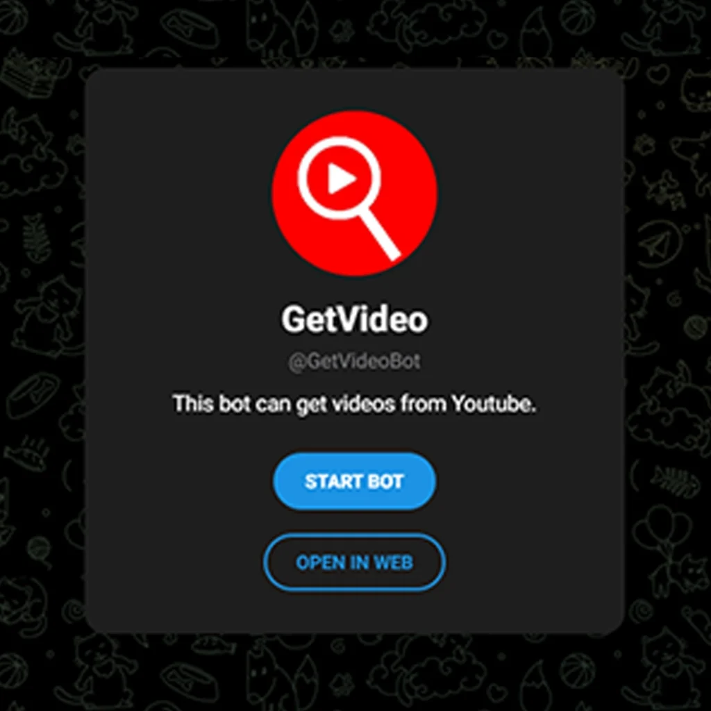 GetVideoBot YouTube Downloader Bot