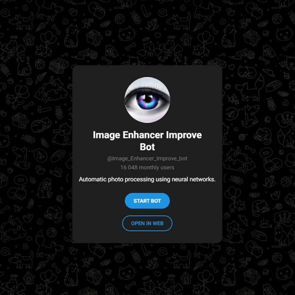 Image Enhancer Improve Bot