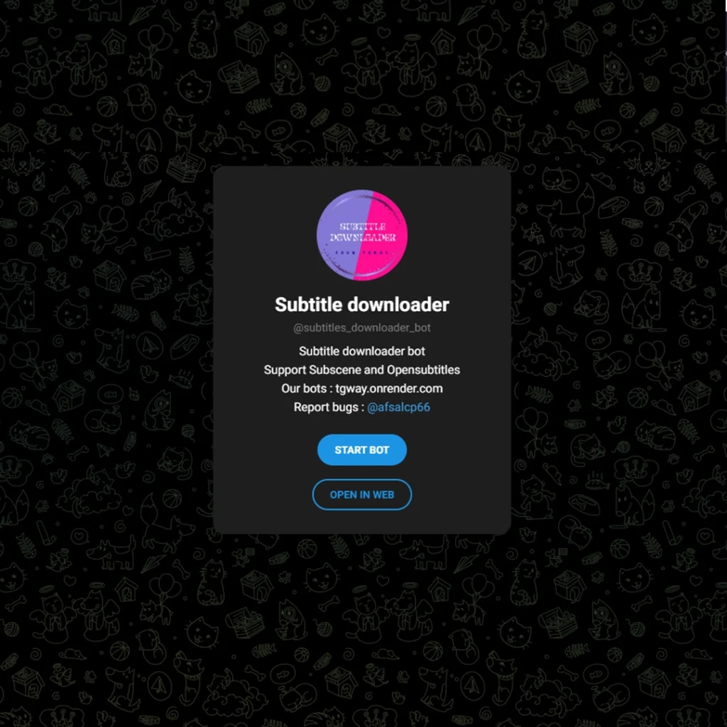 @subtitles_downloader_bot