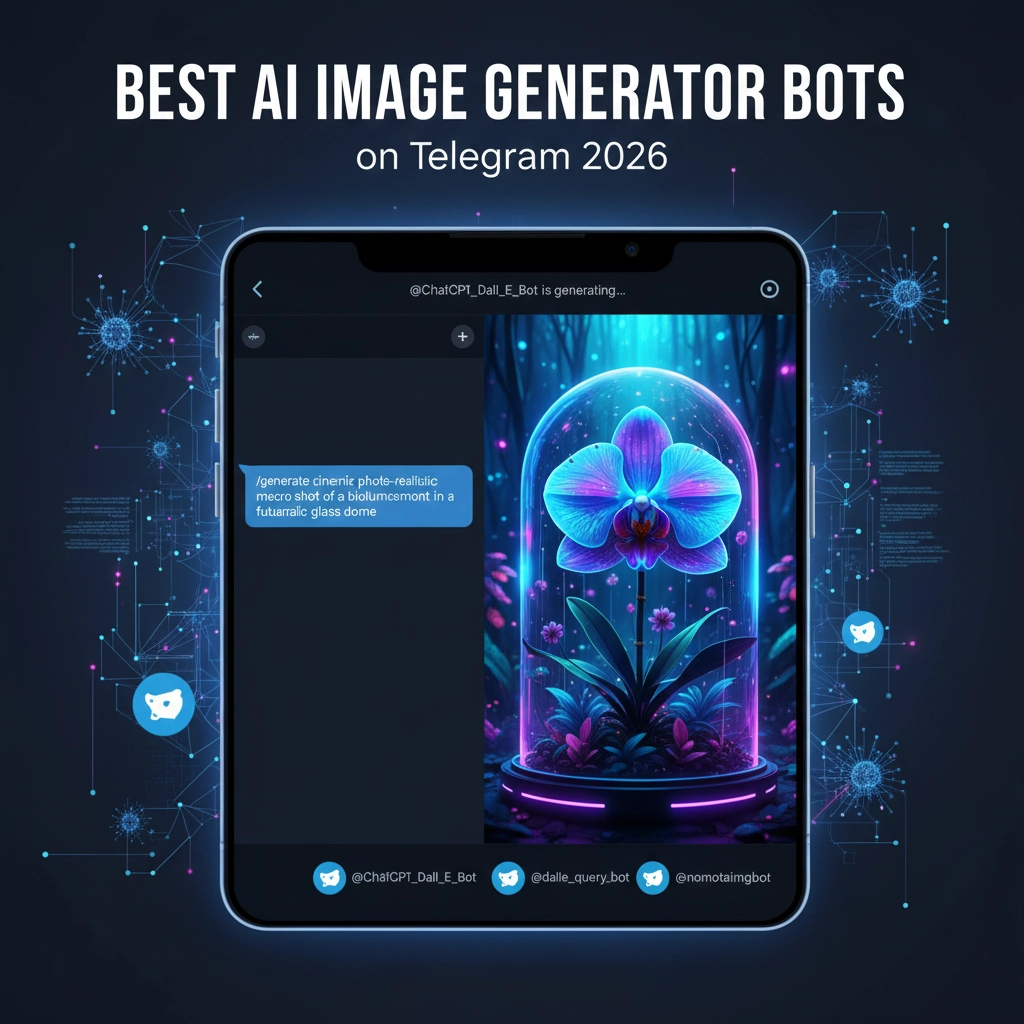 Best Free AI image Generator Bots on Telegram 2026