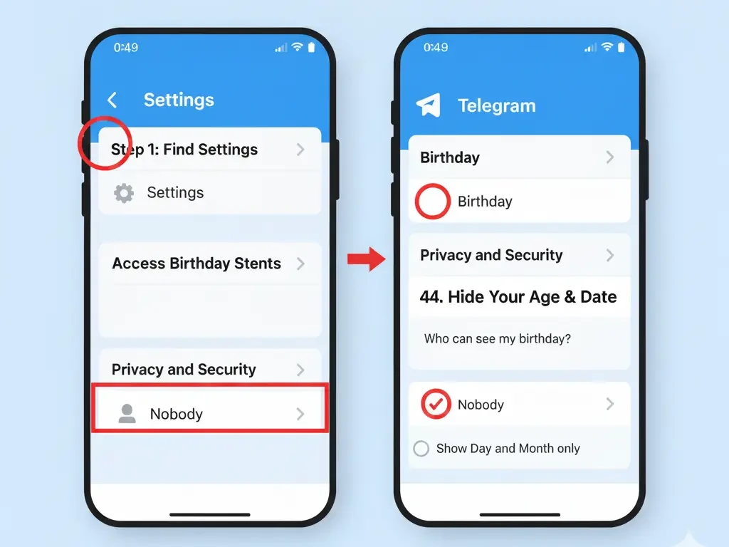 How to Hide Your Birthday on Telegram