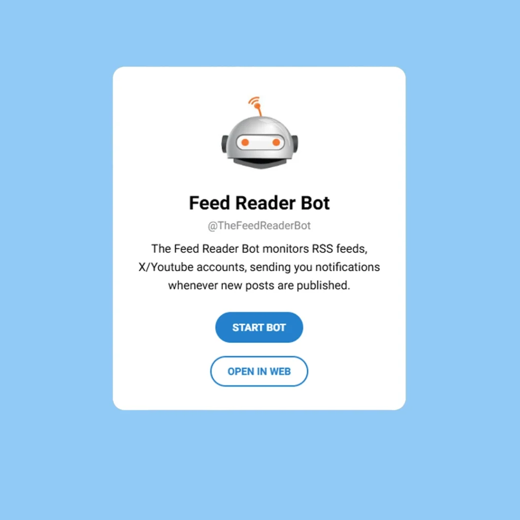 Feed Reader Bot