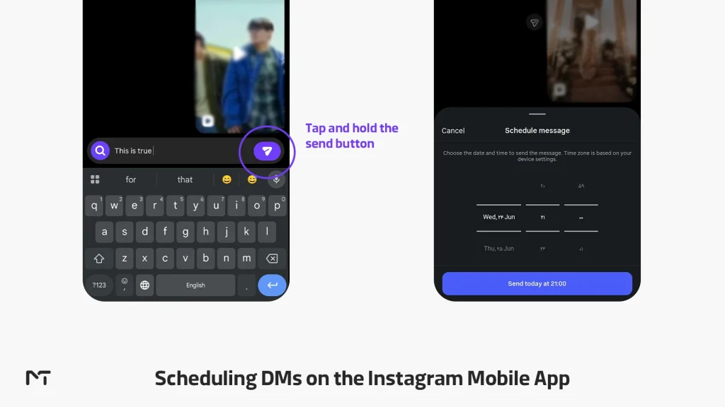 Scheduling DMs on the Instagram Mobile App Step by Step Guide