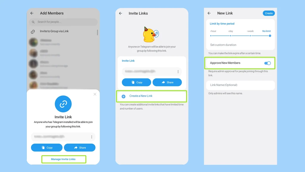 Setting Up Join Requests on Mobile 