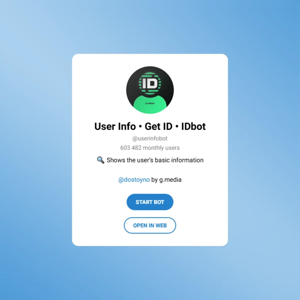 userinfobot 