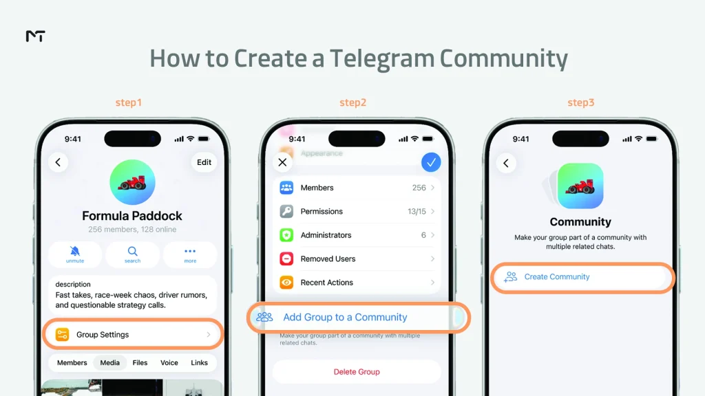 Create a Telegram Community