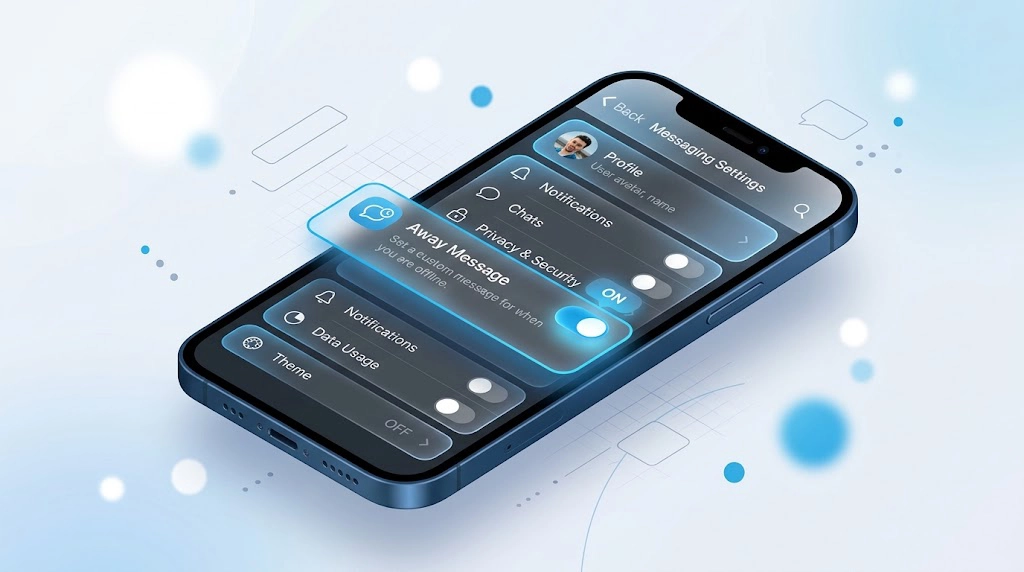 Enabling Telegram away message toggle in business settings